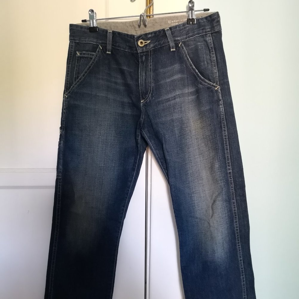 Vintage AG Adriano Goldschmied Supply Cropped Cargo Jeans 27R